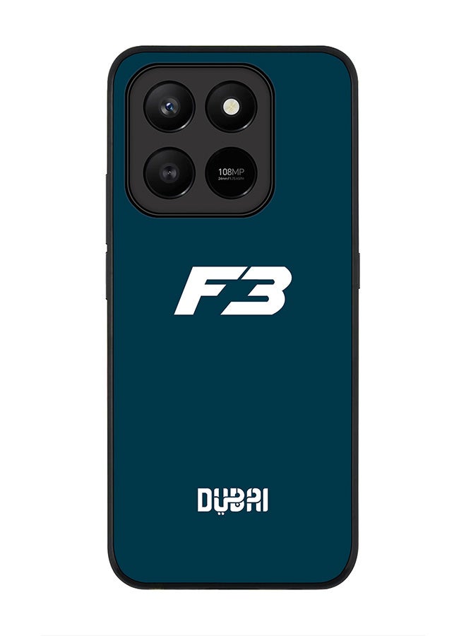 For Honor X7d 4G / X7d 5G / 400 Smart Case,Slim fit Camera Protection, Shockproof Thin Phone cover  -  Faz3 Dubai Blue